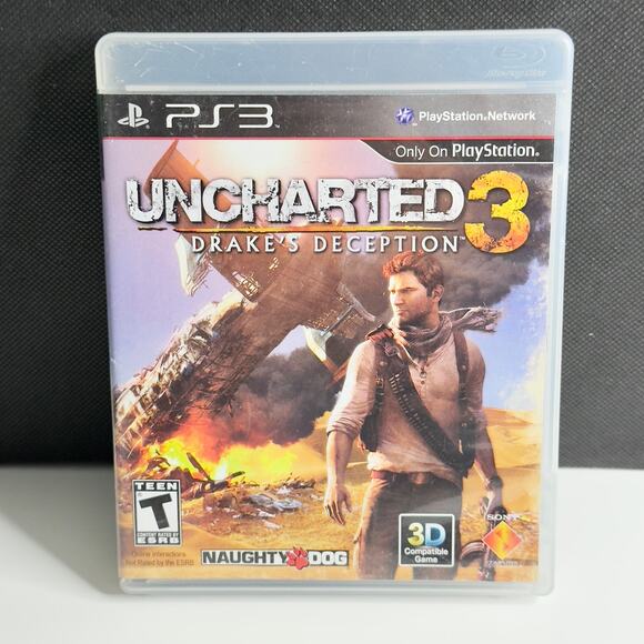 Uncharted 3: Drake’s Deception (Sony PlayStation 3, 2011) Complete CIB PS3 - Picture 1 of 7